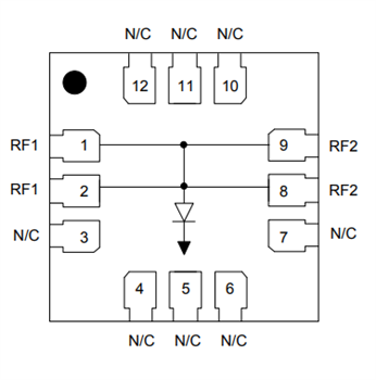 Schematic - MACOM MADP-011104 Shunt PIN Diodes
